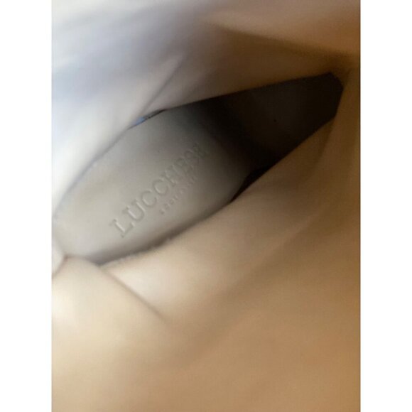 Lucchese Clarissa Aubergine Calf Hair Dress Boots Sz 6.5 Pointed Coastal Cowgirl - Picture 4 of 14